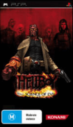 Hellboy Science of Evil box art for PSP